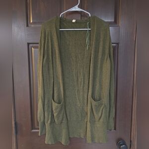 Wish Olive Cardigan Sweater